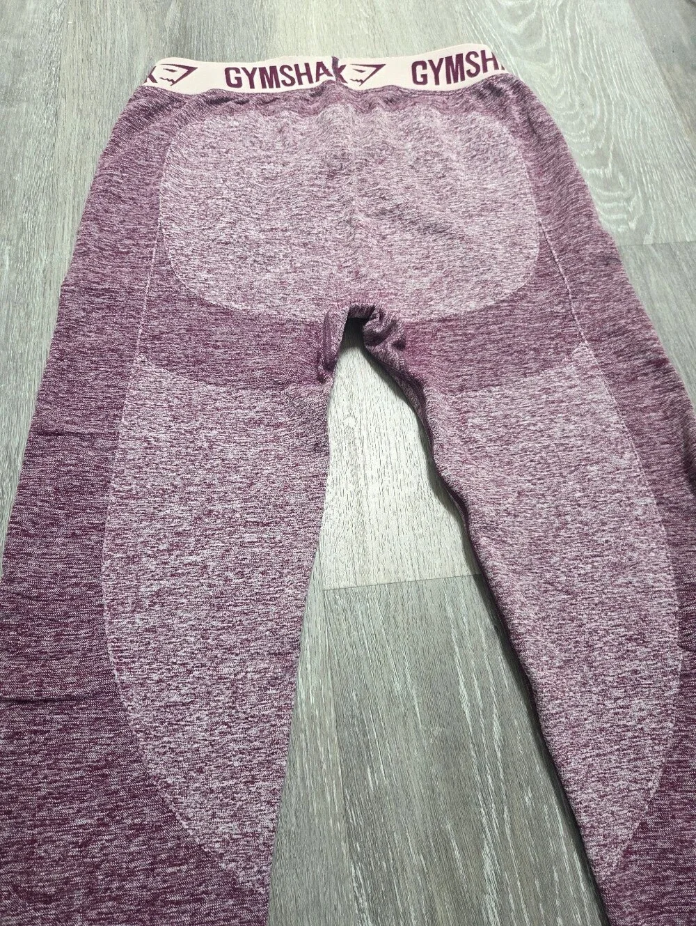 Women's Gymshark Rose Pink Seamless Workout Leggings NWOT Size Large